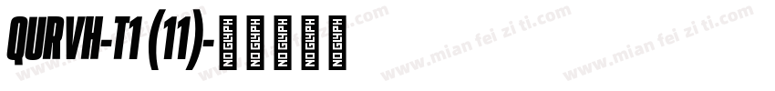 QURVH-T1 (11)字体转换
